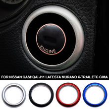 Load image into Gallery viewer, Car Engine Start Stop Decoration Ring Sticker Auto Interior Accessories For Nissan Qashqai J11 Lafesta Murano X-Trail etc Cima