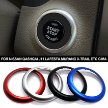 Load image into Gallery viewer, Car Engine Start Stop Decoration Ring Sticker Auto Interior Accessories For Nissan Qashqai J11 Lafesta Murano X-Trail etc Cima