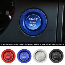 Load image into Gallery viewer, Car Start Ignition Engine Start Stop Button Ring Cover Trim Sticker Button Decoration Switch Accessories For Land Rover Discovery Sport LR5 Range Rover Sport Vogue Evoque