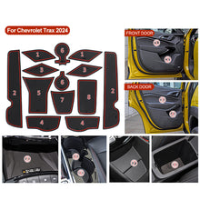Load image into Gallery viewer, 13Pcs/Set Car Gate Slot Non-Slip Mat Cup Groove Rubber Pad Anti-Slip Interior Accessories Holder Door Coaster For Chevrolet Trax 2024