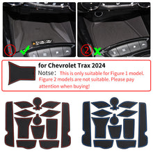 Load image into Gallery viewer, 13Pcs/Set Car Gate Slot Non-Slip Mat Cup Groove Rubber Pad Anti-Slip Interior Accessories Holder Door Coaster For Chevrolet Trax 2024