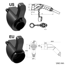 Load image into Gallery viewer, Car EV Charger Holder Wall Electric Charging Cable Organizer Electric Car Charger Holder Type 1/Type 2 Cable Socket