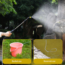 Load image into Gallery viewer, Portable Electric Gardening Sprayer Irrigation Tool USB Rechargeable 2400mah Telescopic Handle with 3 Nozzles for Yard Plant