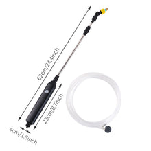 Load image into Gallery viewer, Portable Electric Gardening Sprayer Irrigation Tool USB Rechargeable 2400mah Telescopic Handle with 3 Nozzles for Yard Plant