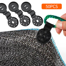 Load image into Gallery viewer, 50Pcs/20Pcs Shade Cloth Clips Net Mesh Cover Sunblock Fabric Plastic Clips Fence Net Fix For Outdoor Shadow Awning Garden Backyard