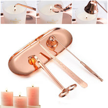 Load image into Gallery viewer, 3PCS Candle Wick Trimmer Scissors Hooks Candle Accessories Set with Storage Bag Home Care Candle Tool Stainless Steel Portable