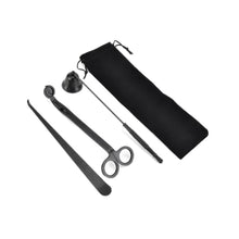 Load image into Gallery viewer, 3PCS Candle Wick Trimmer Scissors Hooks Candle Accessories Set with Storage Bag Home Care Candle Tool Stainless Steel Portable
