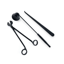 Load image into Gallery viewer, 3PCS Candle Wick Trimmer Scissors Hooks Candle Accessories Set with Storage Bag Home Care Candle Tool Stainless Steel Portable