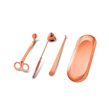 Load image into Gallery viewer, 3PCS Candle Wick Trimmer Scissors Hooks Candle Accessories Set with Storage Bag Home Care Candle Tool Stainless Steel Portable