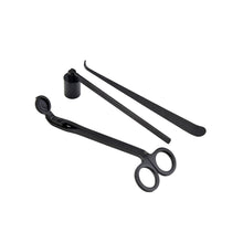 Load image into Gallery viewer, 3PCS Candle Wick Trimmer Scissors Hooks Candle Accessories Set with Storage Bag Home Care Candle Tool Stainless Steel Portable