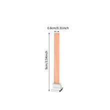 Load image into Gallery viewer, Wooden Candles Wick for DIY Craft Paraffin Candle Jar Making Kit Beeswax Burning Smokeless Wick Candle Core with Clip Base Soy Parffin Wax Making Supplies