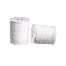 Load image into Gallery viewer, 200 Feet Woven Candle Cotton Wicks DIY Candle Making Material Smokeless Wax Pure Cotton Core Handmade Candle Wick