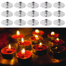 Load image into Gallery viewer, 100pcs/Lot Handmade Candle Wick Tabs Metal Candle Wicks Sustainer Tabs Candle Wicks Base For DIY Candle Making DIY Craft Tools