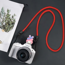 Load image into Gallery viewer, 1PC Camera Shoulder Strap Nylon Silk Climbing Rope Mirrorless Camera Round Lanyard For Canon R50 Nikon Sony ZEV10 Fuji XT4 XS10 XT3