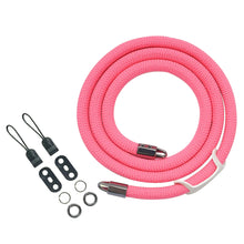 Load image into Gallery viewer, 1PC Camera Shoulder Strap Nylon Silk Climbing Rope Mirrorless Camera Round Lanyard For Canon R50 Nikon Sony ZEV10 Fuji XT4 XS10 XT3