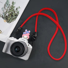 Load image into Gallery viewer, 1PC Camera Shoulder Strap Nylon Silk Climbing Rope Mirrorless Camera Round Lanyard For Canon R50 Nikon Sony ZEV10 Fuji XT4 XS10 XT3