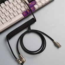 Load image into Gallery viewer, 1.8M+1.2M Type-C Navigation Patch Wire Mechanical Keyboard Data Cable Spiral Spring Cable Customized Game Keyboard Accessories