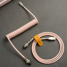 Load image into Gallery viewer, 1.8M+1.2M Type-C Navigation Patch Wire Mechanical Keyboard Data Cable Spiral Spring Cable Customized Game Keyboard Accessories