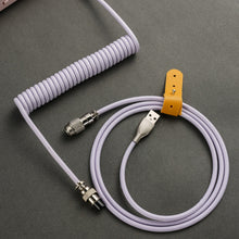 Load image into Gallery viewer, 1.8M+1.2M Type-C Navigation Patch Wire Mechanical Keyboard Data Cable Spiral Spring Cable Customized Game Keyboard Accessories