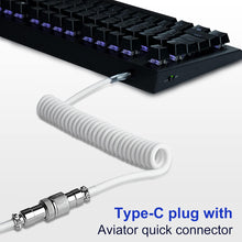 Load image into Gallery viewer, 3M Model C Mechanical Keyboard Wire Navigation Cable USB Spring Helix Cable Customized Gaming Keyboard Accessories