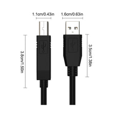 Load image into Gallery viewer, 1PC Pure Copper Square Port High-Speed USB 2.0 Print Cable Scanner Printer Copier Data Cable Mobile Computer Connecting Wire