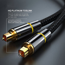 Load image into Gallery viewer, 1 PC Digital Fiber Audio Cable Spdif Output Cable 5.1/7.1 Channel Power Amplifier Audio Cable For TV PS4 X-Box DVD Soundbar Decoder