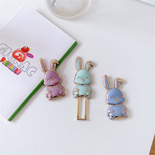 Load image into Gallery viewer, 1PC Portable Electroplated Smile Rabbit Pasteable Mobile Phone Stand Hardware Push Rod Foldable Desktop Lazy Stand
