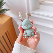 Load image into Gallery viewer, 1PC Portable Electroplated Smile Rabbit Pasteable Mobile Phone Stand Hardware Push Rod Foldable Desktop Lazy Stand