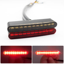 Load image into Gallery viewer, Motorcycle Rear Brake Light Mini 12V 11LED Tail Stop Light Lamp for Dirt bike Motorbike License Plate Light Decorative Lamp
