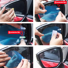 Load image into Gallery viewer, 2Pcs Car Side Mirror Protective Sticker Film Rain-proof Anti Fog Membrane Anti-glare Waterproof Rainproof Clear