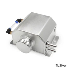 Load image into Gallery viewer, 1L/2L Oil Catch Can Reservoir Aluminum Tank Engine Coolant Radiator Overflow Oil Fuel Tank With Drain Plug Breather