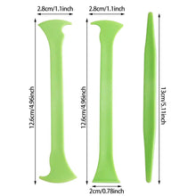 Load image into Gallery viewer, 3Pcs Car Wrap Micro Stick Squeegee Window Tinting Kit Corner Scraper Curves Slot Vinyl Gap Film Tools