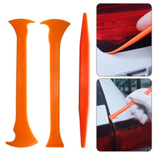 Load image into Gallery viewer, 3Pcs Car Wrap Micro Stick Squeegee Window Tinting Kit Corner Scraper Curves Slot Vinyl Gap Film Tools