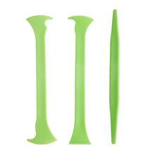 Load image into Gallery viewer, 3Pcs Car Wrap Micro Stick Squeegee Window Tinting Kit Corner Scraper Curves Slot Vinyl Gap Film Tools