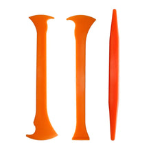 Load image into Gallery viewer, 3Pcs Car Wrap Micro Stick Squeegee Window Tinting Kit Corner Scraper Curves Slot Vinyl Gap Film Tools