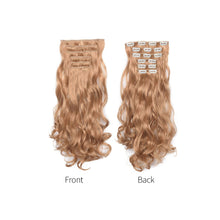 Load image into Gallery viewer, 6pcs Wig Pieces Large Wavy Curly Hair Long Hair Women's Wig Pieces Lightweight and Highlight Dyed Wig Pieces False Hair Piece