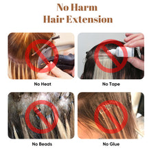 Load image into Gallery viewer, 6pcs Wig Pieces Large Wavy Curly Hair Long Hair Women's Wig Pieces Lightweight and Highlight Dyed Wig Pieces False Hair Piece