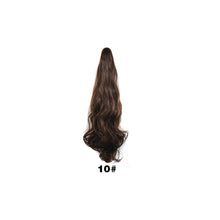 Load image into Gallery viewer, 20inch Synthetic Long Wavy Claw Clip Ponytail Wig Hair Extension Blonde Ponytail Extension Women Pony Tail Hair False Hair