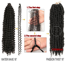 Load image into Gallery viewer, African Women's Finger Extensions 18 Inch Hand Hooks Dirty Braids Synthetic Fiber Wigs Women Highlight Dyed False Hair Wig