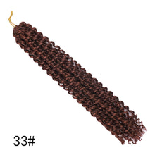 Load image into Gallery viewer, African Women's Finger Extensions 18 Inch Hand Hooks Dirty Braids Synthetic Fiber Wigs Women Highlight Dyed False Hair Wig
