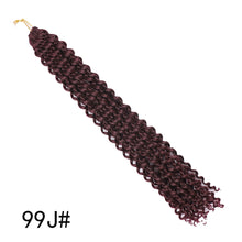 Load image into Gallery viewer, African Women's Finger Extensions 18 Inch Hand Hooks Dirty Braids Synthetic Fiber Wigs Women Highlight Dyed False Hair Wig