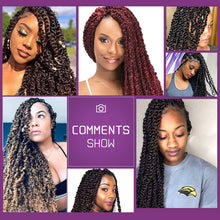 Load image into Gallery viewer, African Women's Finger Extensions 18 Inch Hand Hooks Dirty Braids Synthetic Fiber Wigs Women Highlight Dyed False Hair Wig