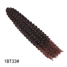 Load image into Gallery viewer, African Women's Finger Extensions 18 Inch Hand Hooks Dirty Braids Synthetic Fiber Wigs Women Highlight Dyed False Hair Wig