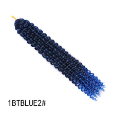 Load image into Gallery viewer, African Women's Finger Extensions 18 Inch Hand Hooks Dirty Braids Synthetic Fiber Wigs Women Highlight Dyed False Hair Wig