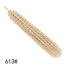 Load image into Gallery viewer, African Women's Finger Extensions 18 Inch Hand Hooks Dirty Braids Synthetic Fiber Wigs Women Highlight Dyed False Hair Wig