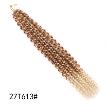 Load image into Gallery viewer, African Women's Finger Extensions 18 Inch Hand Hooks Dirty Braids Synthetic Fiber Wigs Women Highlight Dyed False Hair Wig