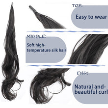Load image into Gallery viewer, 30Inch Synthetic Flexible Wrap Around Ponytail Wig Long Wavy Layered Fake Ponytail Hairpiece Extensions Women Daily Wig