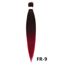 Load image into Gallery viewer, 26inch Colorful Synthetic Jumbo Braids PVC Wig Hair Extensions Braiding Hair Pre Stretched Braids False Hair Piece Women Wig