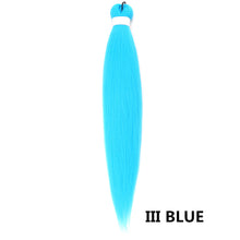Load image into Gallery viewer, 26inch Colorful Synthetic Jumbo Braids PVC Wig Hair Extensions Braiding Hair Pre Stretched Braids False Hair Piece Women Wig