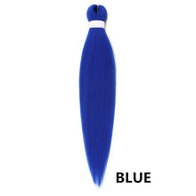 Load image into Gallery viewer, 26inch Colorful Synthetic Jumbo Braids PVC Wig Hair Extensions Braiding Hair Pre Stretched Braids False Hair Piece Women Wig